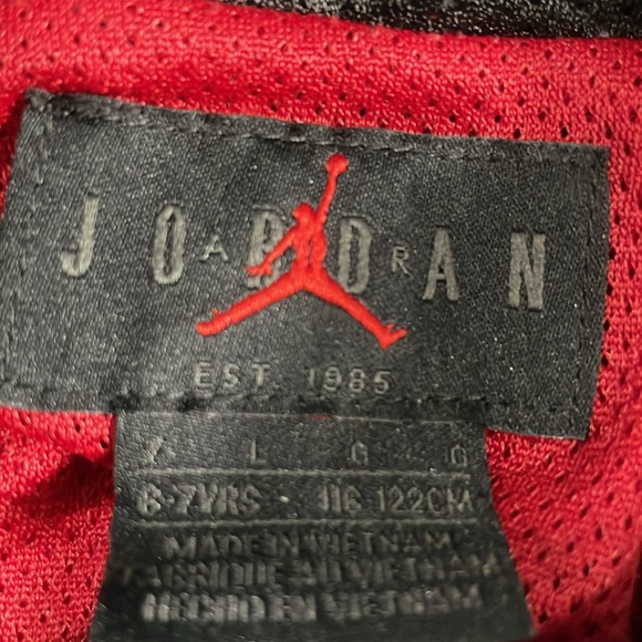 Jordan Jumpman Boys Hooded Windbreaker Jacket Size Large Boys 6-7yrs - Picture 3 of 5